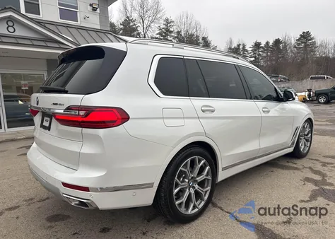 2021 BMW X7 xDrive40I из США, поврежденный, VIN 5UXCW2C00M9H53341